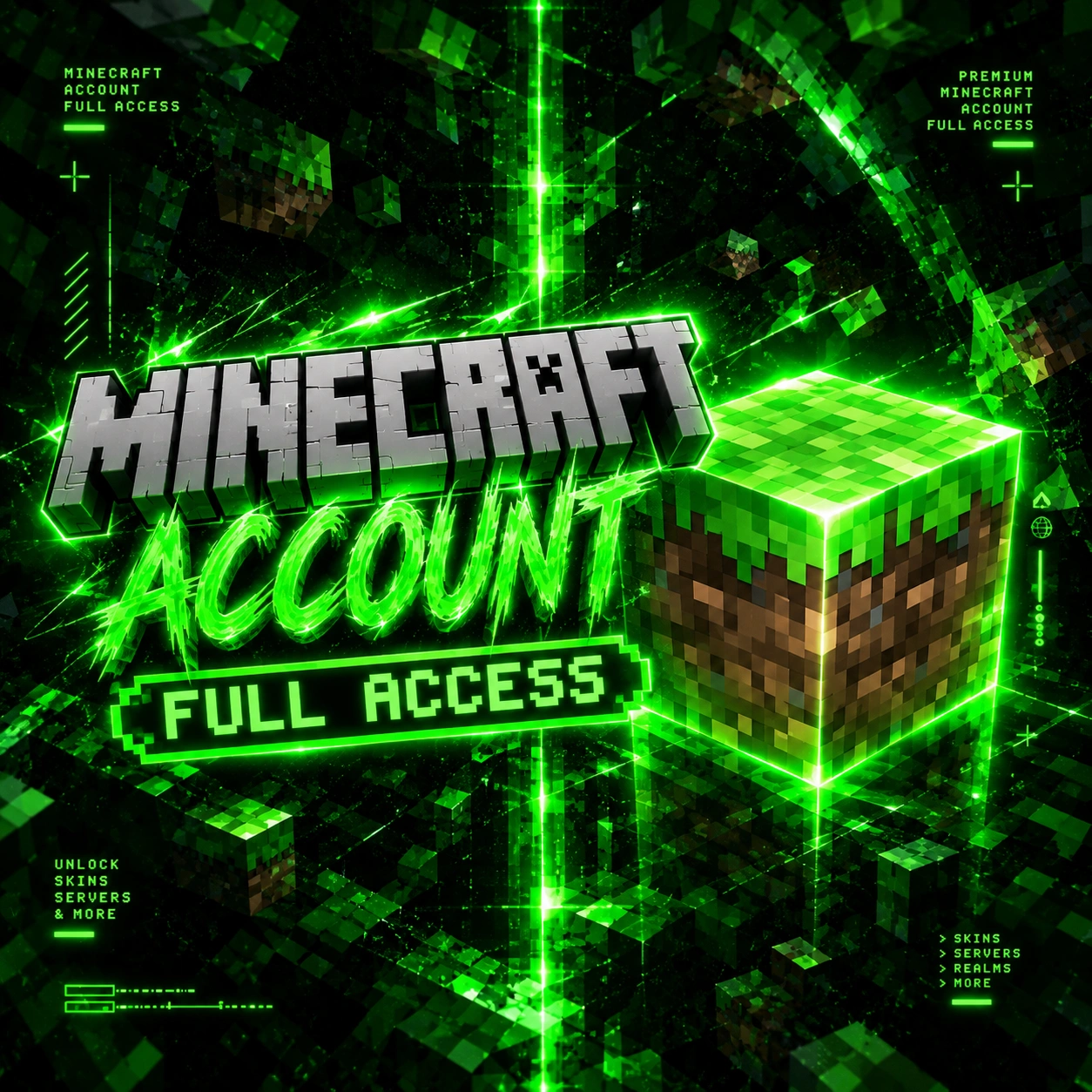 ⛏️ Minecraft Accounts – Full Access